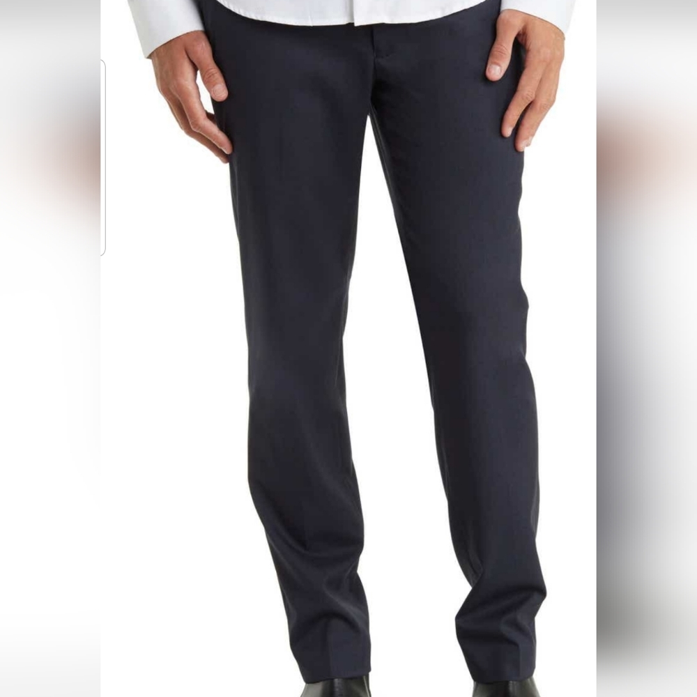 Nordstrom Rack solid black dress pants, size 36W